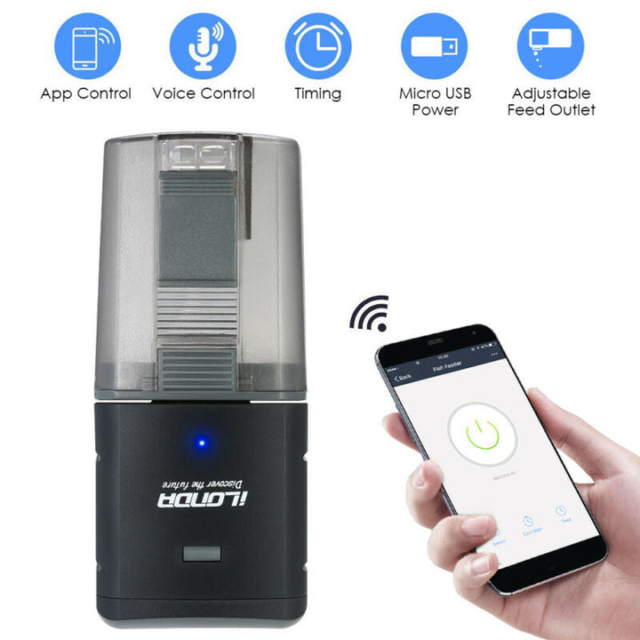 Enhance Your Fishkeeping Experience with the WiFi Remote Intelligent Control Fish Feeder