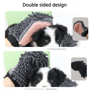 Transform Your Pet's Grooming Routine with Our 2-in-1 Grooming Glove