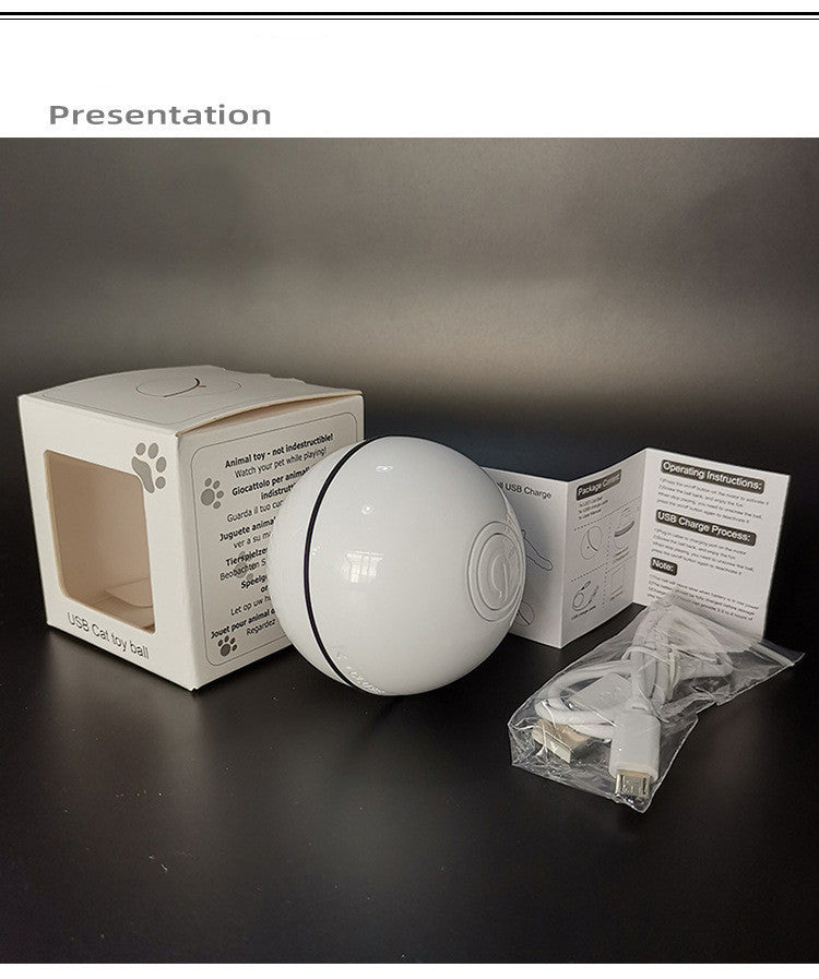 Electric Smart Flashing Cat Ball Toy