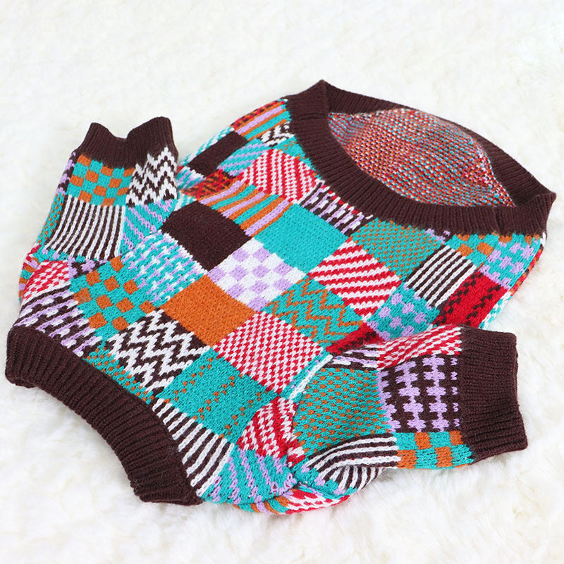 Pet Beggar Outfit Contrast Sweater