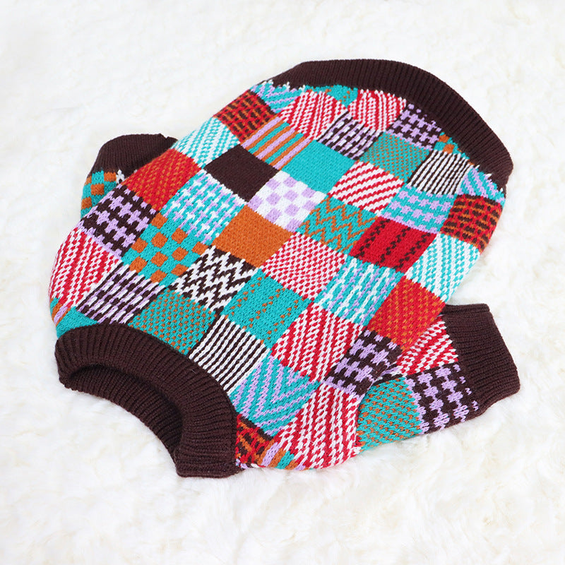 Pet Beggar Outfit Contrast Sweater