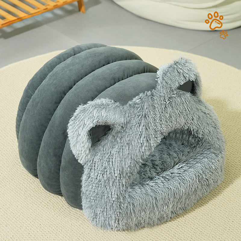Large Collar Pet Bed