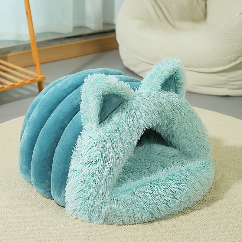Large Collar Pet Bed