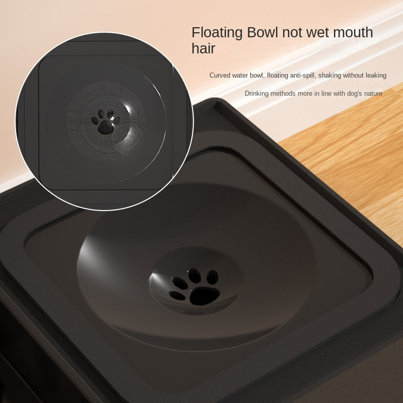 Dog Double Feeding Bowls Stainless Stand