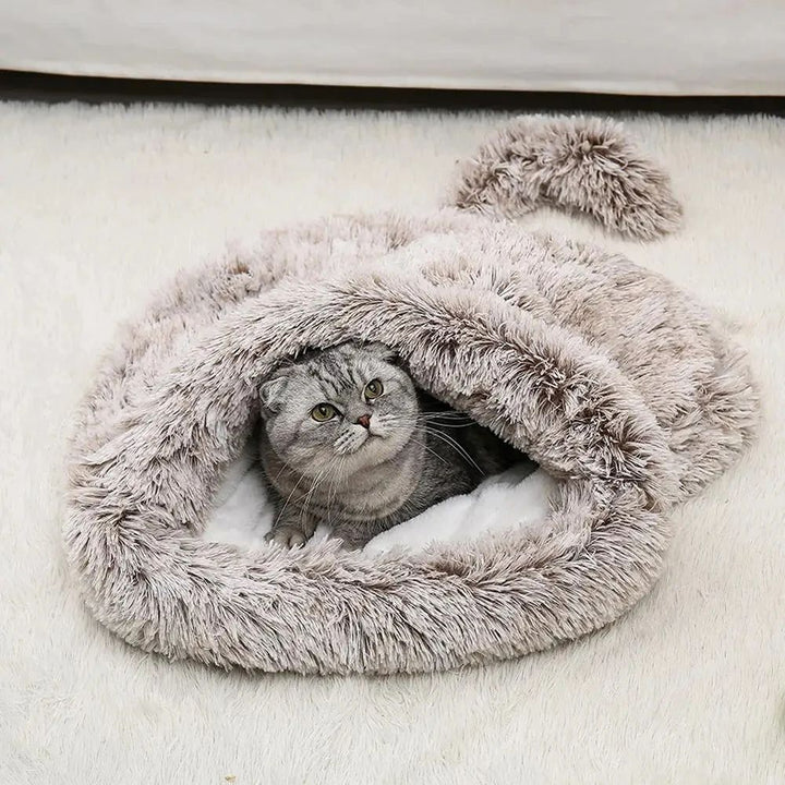 Winter Warm Soft Plush Pet Bed