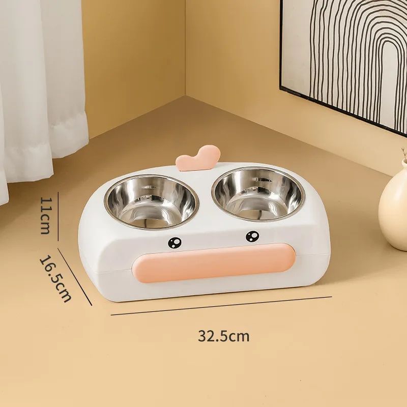 Pet Double Bowl Pet Supplies Accessories