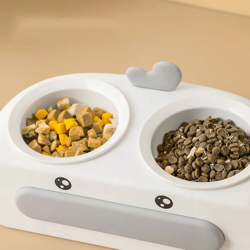 Pet Double Bowl Pet Supplies Accessories