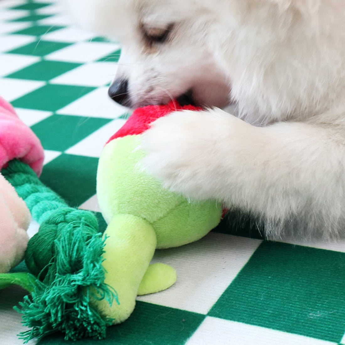 Chew-Resistant Stuffed Dog Toy