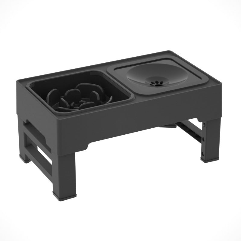 Dog Double Feeding Bowls Stainless Stand