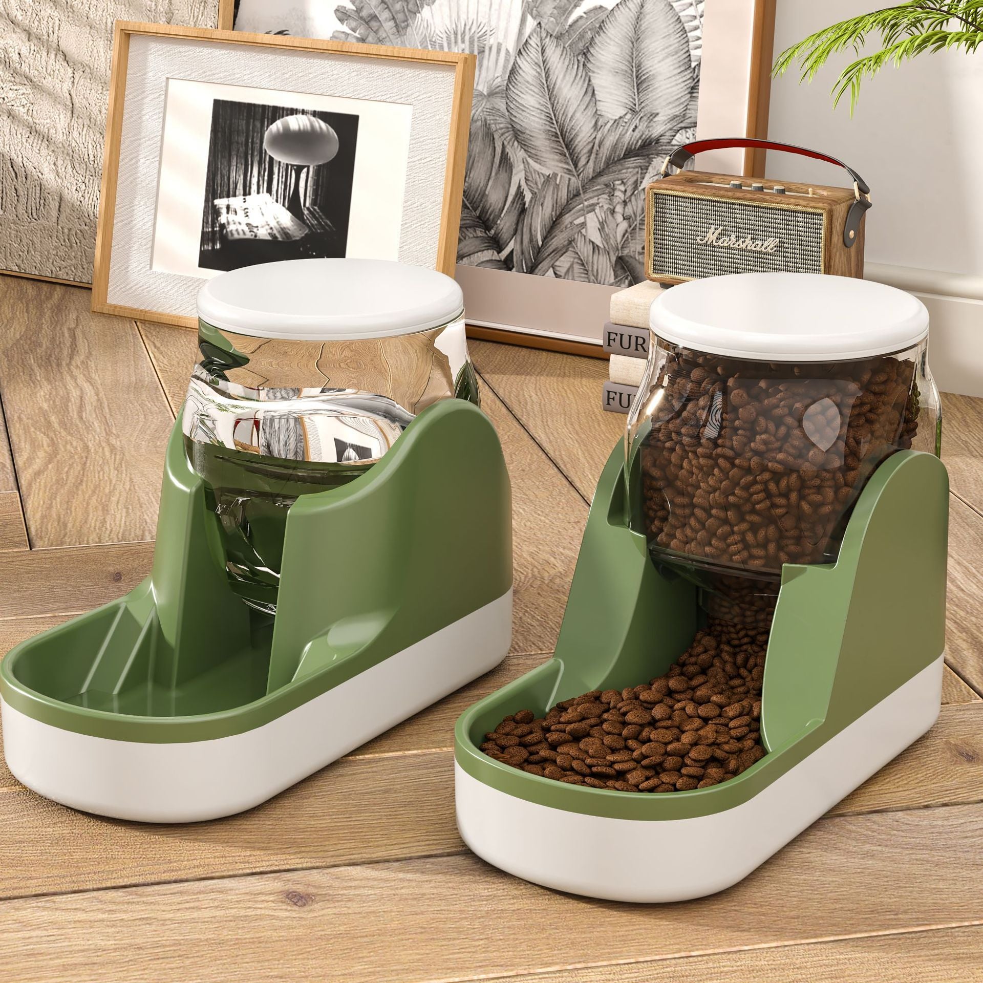 Cat Water Fountain Automatic Pet Feeder