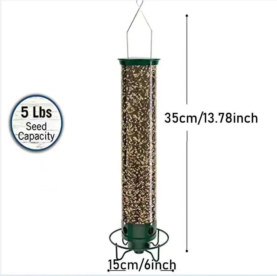 Metal Hanging Hummingbird Bird Cage Feeder