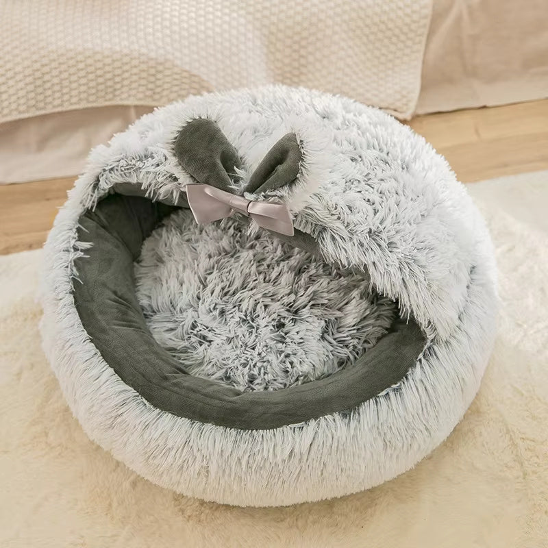 Winter Long Plush Pet Bed