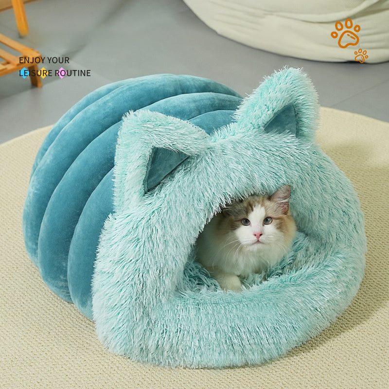 Large Collar Pet Bed