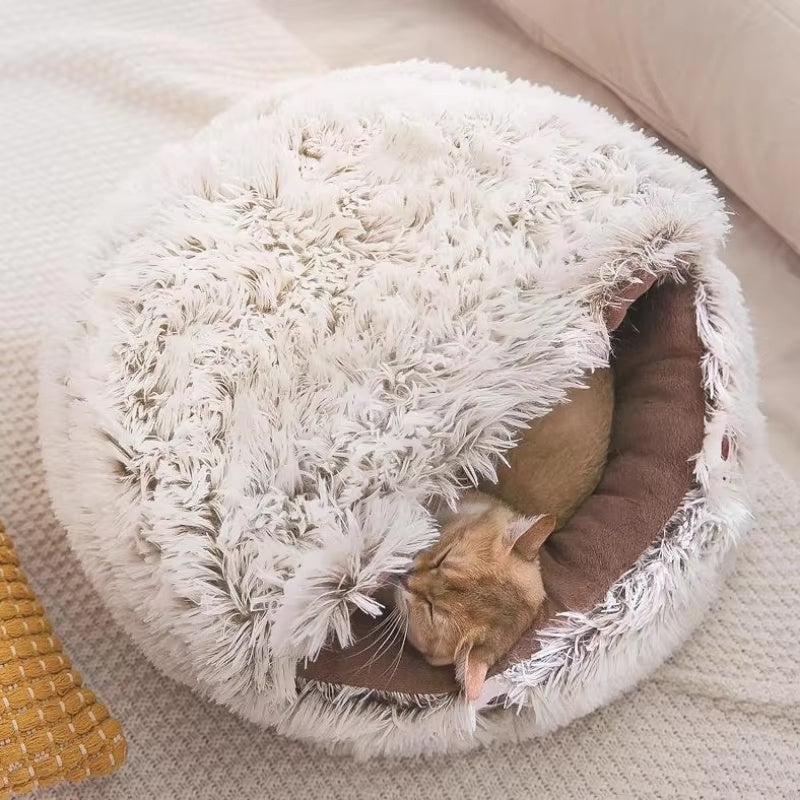 Winter Long Plush Pet Bed