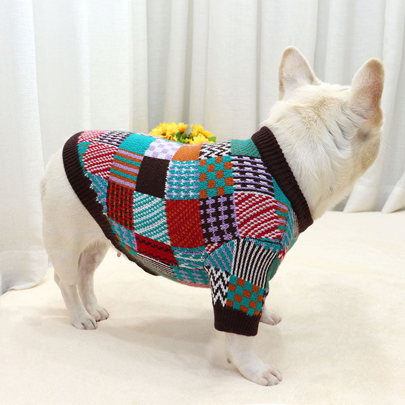 Pet Beggar Outfit Contrast Sweater