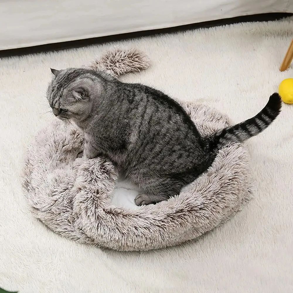 Winter Warm Soft Plush Pet Bed
