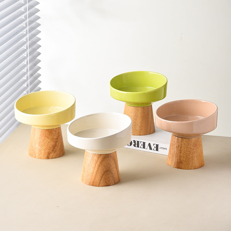 Cat Ceramic Puppy Bowl